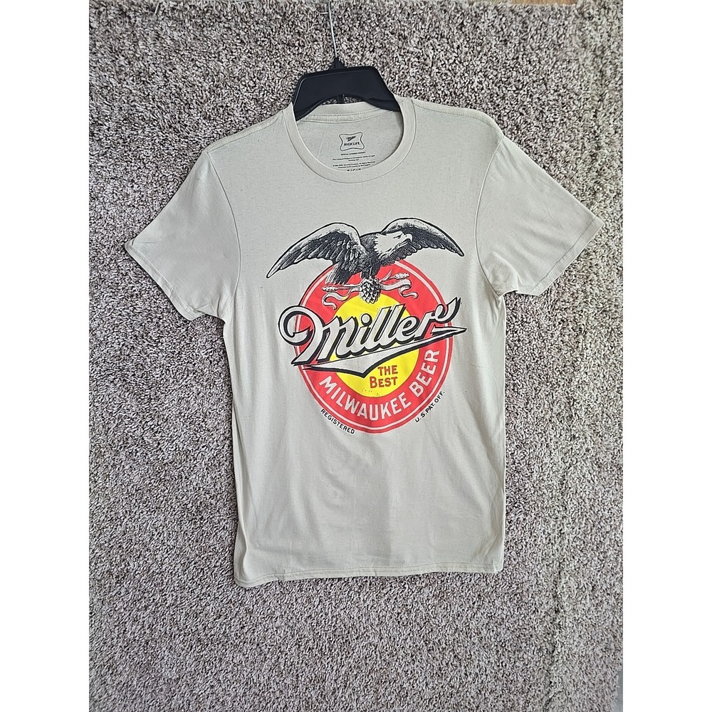 MILLER THE BEST MILWAUKEE BEER Small T SHIRT OFFICIAL ITEM